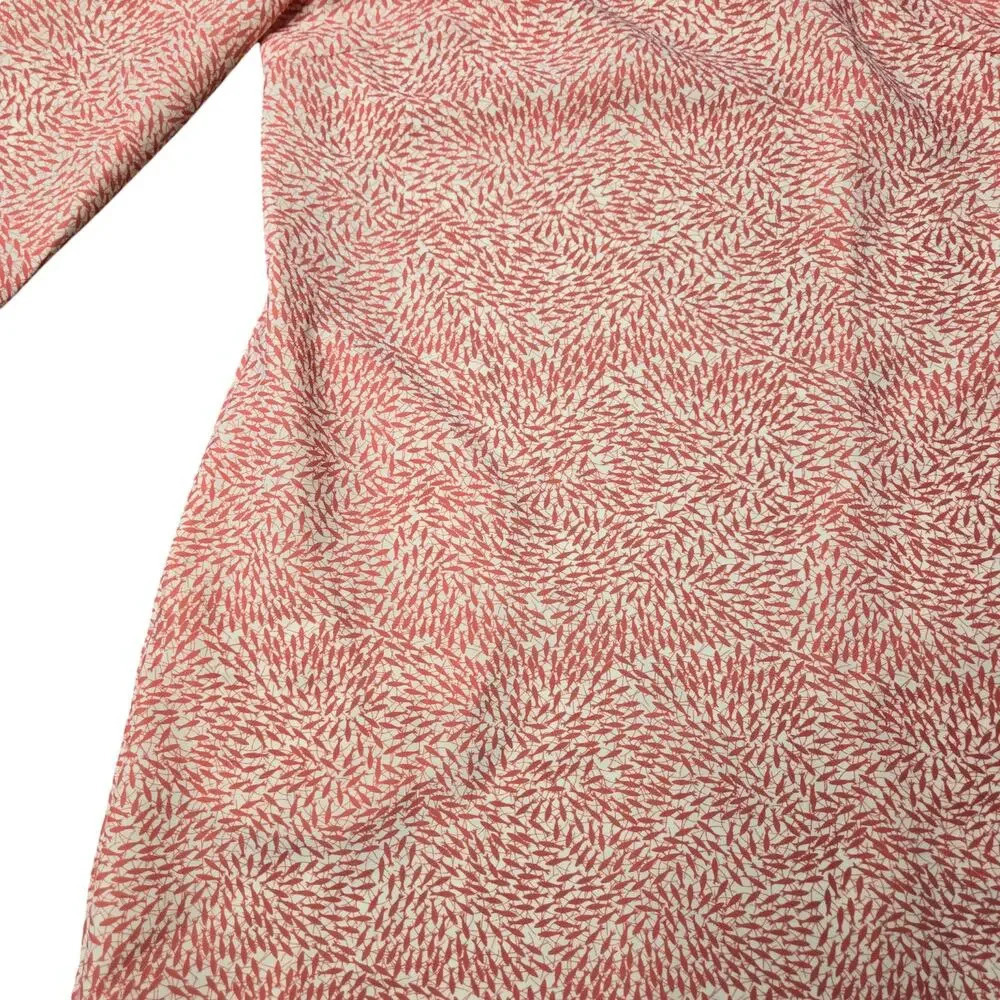 Ted‎ Baker Coral Fish Print Shift Dress Size: 1 - Picture 3 of 9
